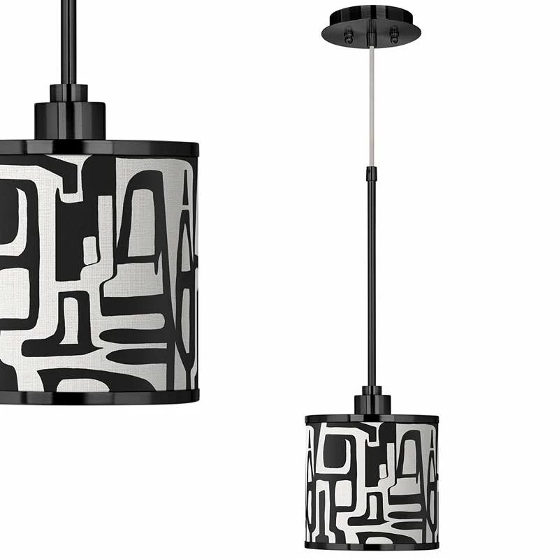 Tempo Giclee Black Mini Pendant Light 3 Tempo Giclee Black Mini Pendant Light