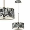 Tempo Giclee Glow 10 1/4" Wide Pendant Light