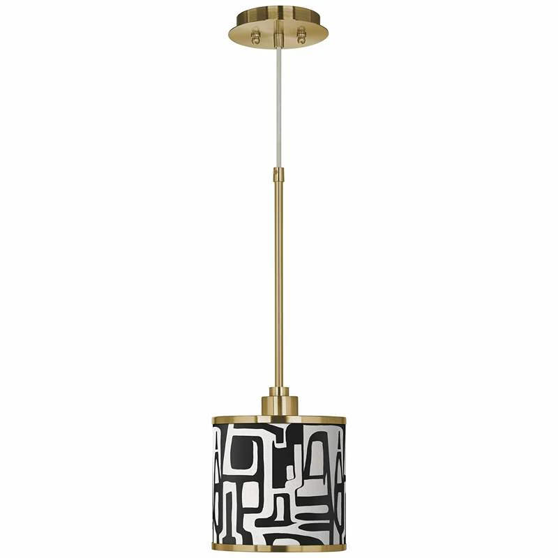 Tempo Giclee Gold Mini Pendant Light 4 Tempo Giclee Gold Mini Pendant Light - Image 2