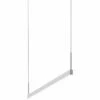 Thin-Line 36"W White Two-Sided LED Kitchen Island Pendant 1 Thin-Line 36"W White Two-Sided LED Kitchen Island Pendant -Lighting Sales Shop thin line 36 inchw white two sided led kitchen island pendant 53y81