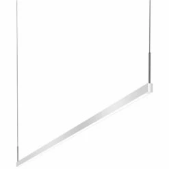 Thin-Line 72" Wide Aluminum Two-Side LED Modern Kitchen Island Pendant