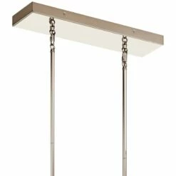 Tig 43 1/2" Wide Walnut LED Kitchen Island Light Chandelier -Lighting Sales Shop tig 43 and one half inch wide walnut led kitchen island light chandelier 75d17views3