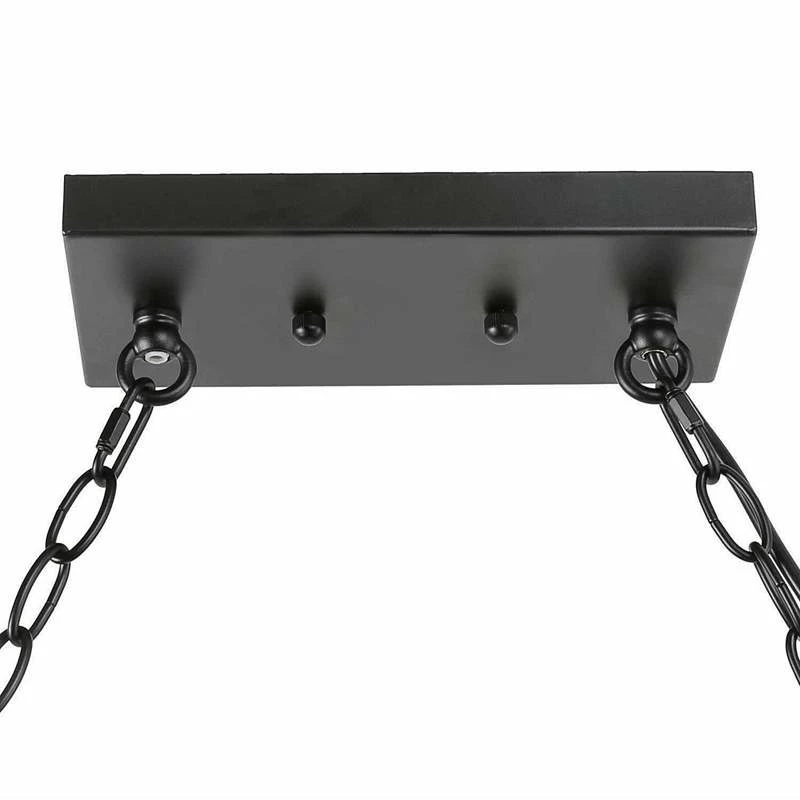 Tolon 37 1/2" Wide Antique Wood 8-Light Island Chandelier 6 Tolon 37 1/2" Wide Antique Wood 8-Light Island Chandelier - Image 4