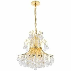Toureg 19" Wide Gold And Crystal 10-Light Chandelier -Lighting Sales Shop toureg 19 inch wide gold and crystal 10 light chandelier 39v33views4