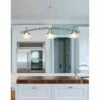 Structures Nickel 37 1/2" Wide 3-Light Island Chandelier 1 Structures Nickel 37 1/2" Wide 3-Light Island Chandelier -Lighting Sales Shop transitional kitchen 57986