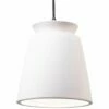 Trapezoid 7 3/4" Wide Bisque Ceramic LED Mini Pendant Light -Lighting Sales Shop trapezoid 7 and three quarter inch wide bisque ceramic led mini pendant light 99d15