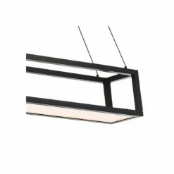 Trick Box 47 1/4"W Black LED Kitchen Island Light Pendant -Lighting Sales Shop trick box 47 and one quarter inchw black led kitchen island light pendant 76j81views1