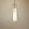 Troy Silhouette 16" Gold And White Glass Modern Geometric Pendant -Lighting Sales Shop troy silhouette 16 inch gold and white glass modern geometric pendant 1w074cropped