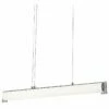 Tube 30"W Brushed Nickel LED Kitchen Island Light Pendant -Lighting Sales Shop tube 30 inchw brushed nickel led kitchen island light pendant 15j05