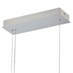 Tube 30"W Brushed Nickel LED Kitchen Island Light Pendant -Lighting Sales Shop tube 30 inchw brushed nickel led kitchen island light pendant 15j05views2