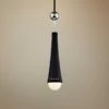 Tupelo 2 1/2"W Polished Nickel And Black LED Mini Pendant 1 Tupelo 2 1/2"W Polished Nickel And Black LED Mini Pendant -Lighting Sales Shop tupelo 2 and one half inchw polished nickel and black led mini pendant 21h76cropped