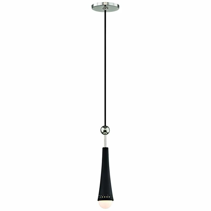 Tupelo 2 1/2"W Polished Nickel And Black LED Mini Pendant 5 Tupelo 2 1/2"W Polished Nickel And Black LED Mini Pendant - Image 3