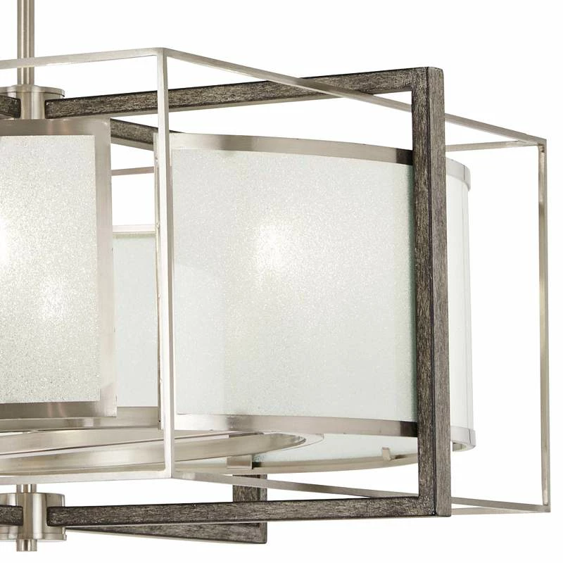 Tyson's Gate 24" Wide Brushed Nickel Pendant Light 4 Tyson's Gate 24" Wide Brushed Nickel Pendant Light - Image 2