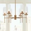 Uolin 23" Wide Gold 6-Light Linear Chandelier -Lighting Sales Shop uolin 23 inch wide gold 6 light linear chandelier 206e3cropped