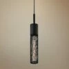 Urban Edge 2 3/4" Wide Textured Black Mini Pendant