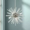 Utopia 20" Wide Polished Chrome Starburst Pendant Light -Lighting Sales Shop utopia 20 inch wide polished chrome starburst pendant light 73h17cropped