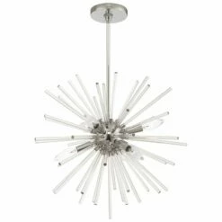Utopia 20" Wide Polished Chrome Starburst Pendant Light -Lighting Sales Shop utopia 20 inch wide polished chrome starburst pendant light 73h17views2