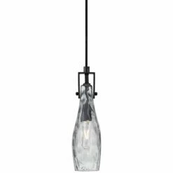 Uttermost Campester 9" Wide Black And Clear Mini Pendant -Lighting Sales Shop uttermost campester 9 inch wide black and clear mini pendant 8r526views3