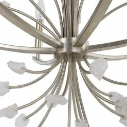 Uttermost Juliette 26 3/4" Wide Silver 6-Light Chandelier -Lighting Sales Shop uttermost juliette 26 and three quarter inch wide silver 6 light chandelier 94n15views1