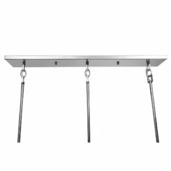 Uttermost Newburgh Polished Nickel 3-Light Pendant -Lighting Sales Shop uttermost newburgh polished nickel 3 light pendant 84w95views1