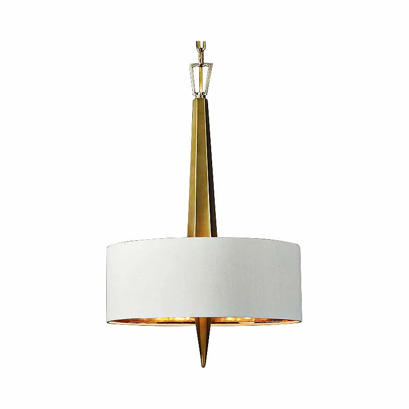 Uttermost Obeliska 16" Wide Warm Gold Ceramic Chandelier 4 Uttermost Obeliska 16" Wide Warm Gold Ceramic Chandelier - Image 2