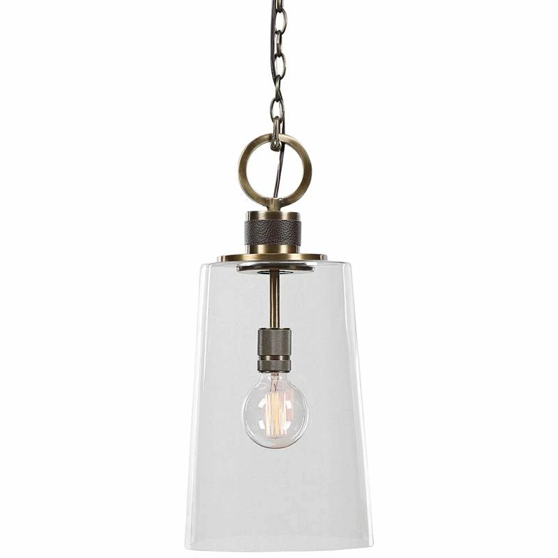 Uttermost Rosston Antique Brass Mini Pendant Light 4 Uttermost Rosston Antique Brass Mini Pendant Light - Image 2
