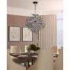 Maxim Comet 25" Wide Chrome And Crystal Chandelier -Lighting Sales Shop v3342 transitional dining room