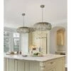 Maxim Arabesque 24" Wide Golden Silver Pendant Light