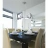 Maxim Silo 27" Wide Polished Chrome Chandelier -Lighting Sales Shop v3368 contemporary modern dining room