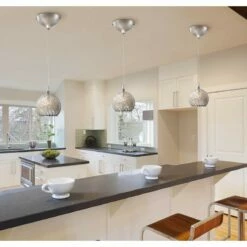 Possini Euro 4 1/2" Wide Swirl Wire Glass Mini Pendant Light