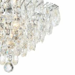 Valentina 16 1/2" Wide Chrome And Crysta 10-Light Chandelier 11 Valentina 16 1/2" Wide Chrome And Crysta 10-Light Chandelier -Lighting Sales Shop valentina 16 and one half inch wide chrome and crysta 10 light chandelier 71v01views1