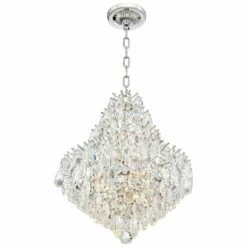 Valentina 16 1/2" Wide Chrome And Crysta 10-Light Chandelier 15 Valentina 16 1/2" Wide Chrome And Crysta 10-Light Chandelier -Lighting Sales Shop valentina 16 and one half inch wide chrome and crysta 10 light chandelier 71v01views5