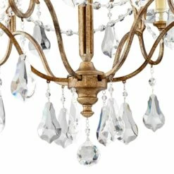 Valentina 28 1/2" Oxidized Bronze Traditional Crystal Chandelier -Lighting Sales Shop valentina 28 and one half inch oxidized bronze traditional crystal chandelier r8854views1
