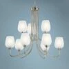 Valserrano 31 3/4" Wide Brushed Nickel 9-Light Chandelier