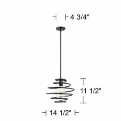 Vansbro Collection 14 1/2" Wide Black Mini Pendant Light -Lighting Sales Shop vansbro collection 14 and one half inch wide black mini pendant light y2316views3