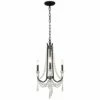Varaluz Barcelona 17" Wide Onyx 3-Light Chandelier