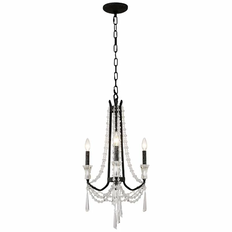 Varaluz Barcelona 17" Wide Onyx 3-Light Chandelier 3 Varaluz Barcelona 17" Wide Onyx 3-Light Chandelier
