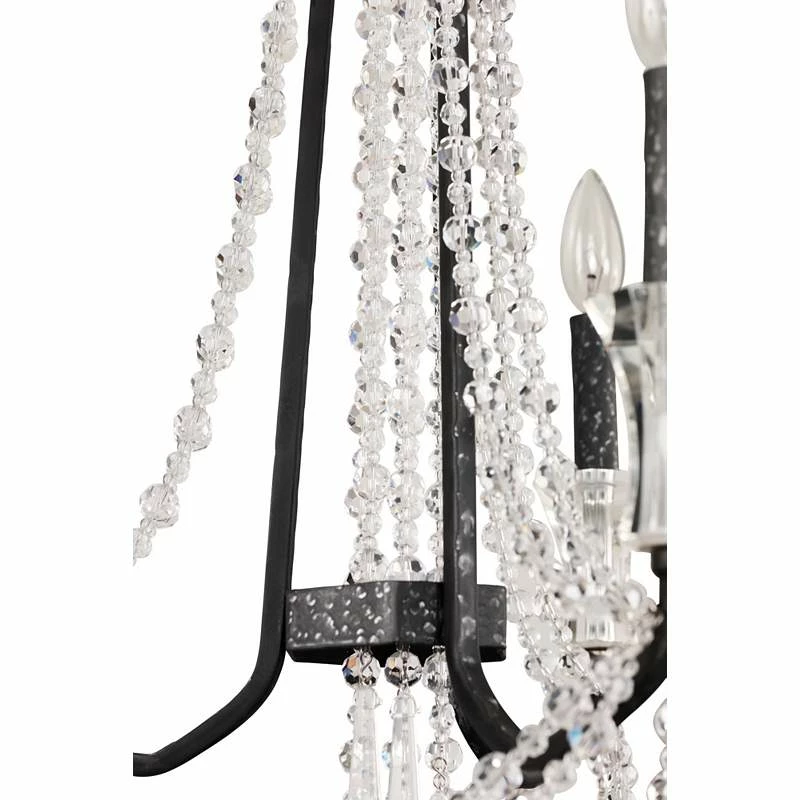 Varaluz Barcelona 17" Wide Onyx 3-Light Chandelier 4 Varaluz Barcelona 17" Wide Onyx 3-Light Chandelier - Image 2