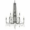 Varaluz Barcelona 34 1/2"W Onyx Crystal 9-Light Chandelier