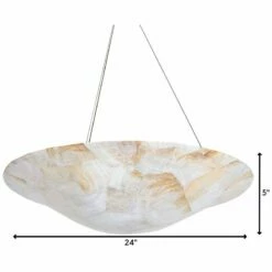 Varaluz Big 24" Wide Kabebe Shell Chandelier -Lighting Sales Shop varaluz big 24 inch wide kabebe shell chandelier 7x081views2