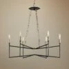 Varaluz Bodie 26"W Havana Gold And Carbon 6-Light Chandelier