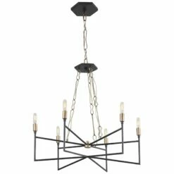 Varaluz Bodie 26"W Havana Gold And Carbon 6-Light Chandelier 11 Varaluz Bodie 26"W Havana Gold And Carbon 6-Light Chandelier -Lighting Sales Shop varaluz bodie 26 inchw havana gold and carbon 6 light chandelier 59d36views2