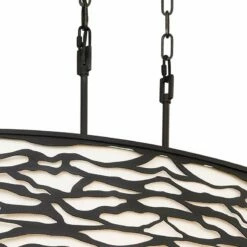 Varaluz Casa Kato 36" Wide Carbon Black 6-Light Oval Pendant -Lighting Sales Shop varaluz casa kato 36 inch wide carbon black 6 light oval pendant 488k1views2