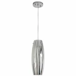 Varaluz Chroman Empire 5 1/2" Wide Modern Glass Mini-Pendant 9 Varaluz Chroman Empire 5 1/2" Wide Modern Glass Mini-Pendant -Lighting Sales Shop varaluz chroman empire 5 and one half inch wide modern glass mini pendant 6p888views1