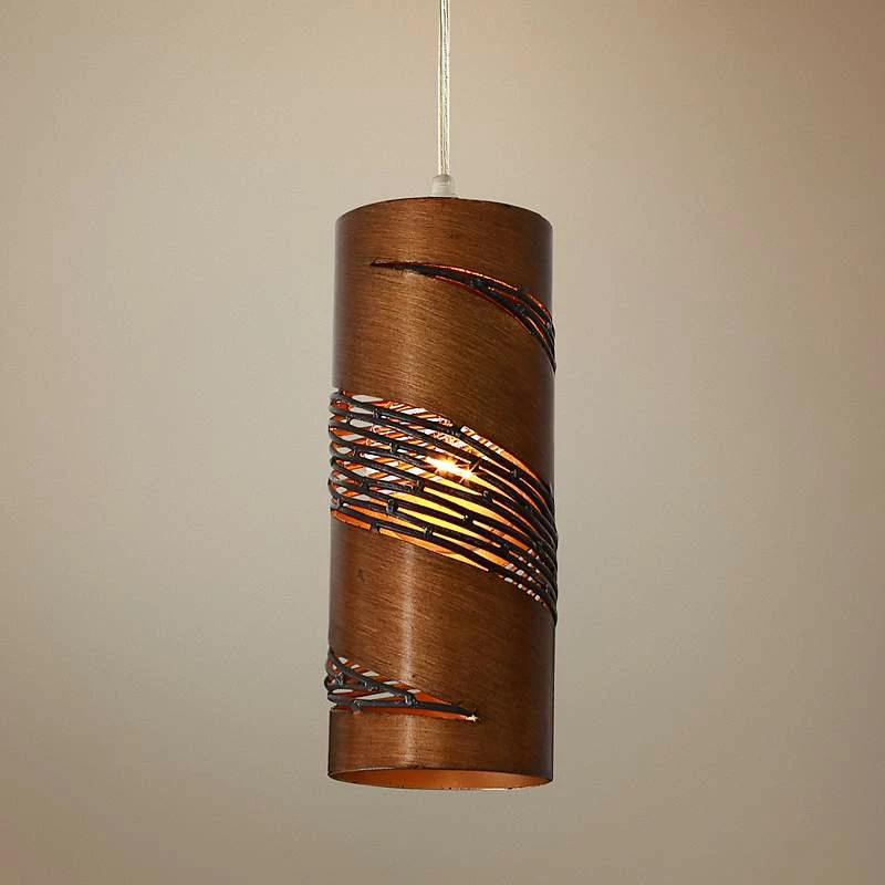 Varaluz Flow 4" Wide Hammered Ore Mini Pendant Light 3 Varaluz Flow 4" Wide Hammered Ore Mini Pendant Light