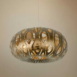 Varaluz Masquerade 18" Wide Hammered Ore 3-Light Pendant