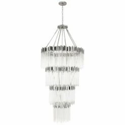 Varaluz Matrix Rainy Night 30-Light 4-Tier Large Modern Chandelier