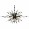Varaluz Orbital 36" Wide Black And Crystal Modern Ceiling Pendant