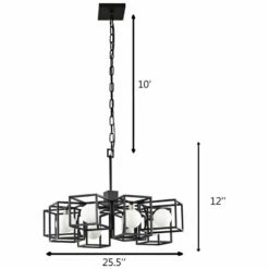 Varaluz Plaza 25 1/2" Wide Carbon 8-Light LED Pendant -Lighting Sales Shop varaluz plaza 25 and one half inch wide carbon 8 light led pendant 69p63views1