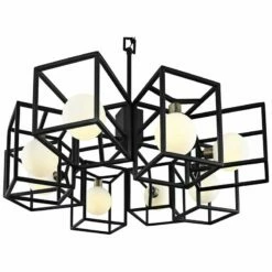 Varaluz Plaza 25 1/2" Wide Carbon 8-Light LED Pendant -Lighting Sales Shop varaluz plaza 25 and one half inch wide carbon 8 light led pendant 69p63views2